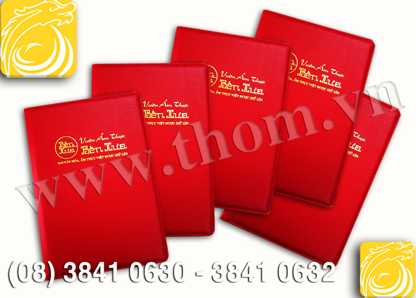 Bìa menu - Công Ty TNHH Sản Xuất Và Đầu Tư Rồng Vàng